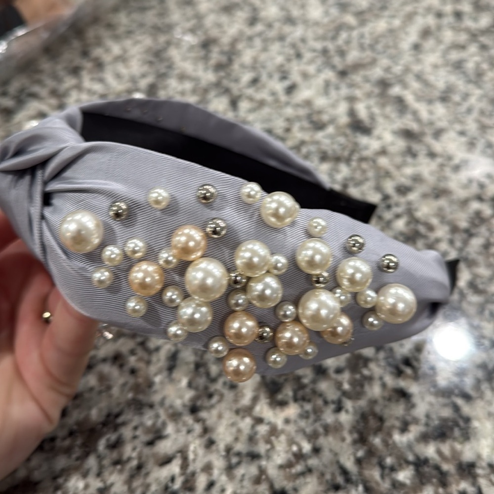 Blue Grey headband brand new